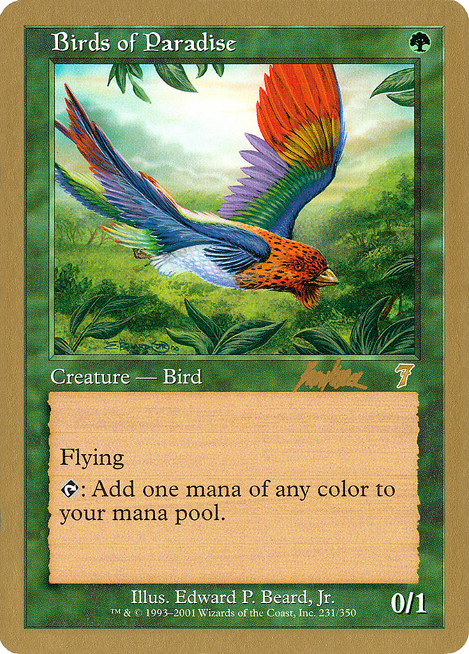 Birds of Paradise (Brian Kibler) [World Championship Decks 2002] | Tabernacle Games