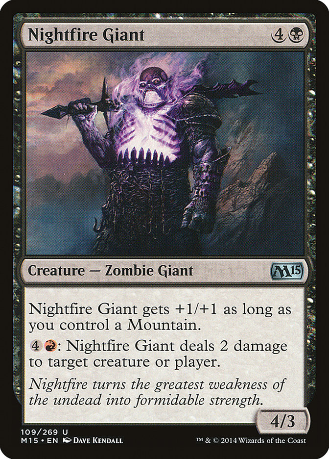 Nightfire Giant [Magic 2015] | Tabernacle Games