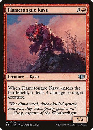 Flametongue Kavu [Commander 2014] | Tabernacle Games