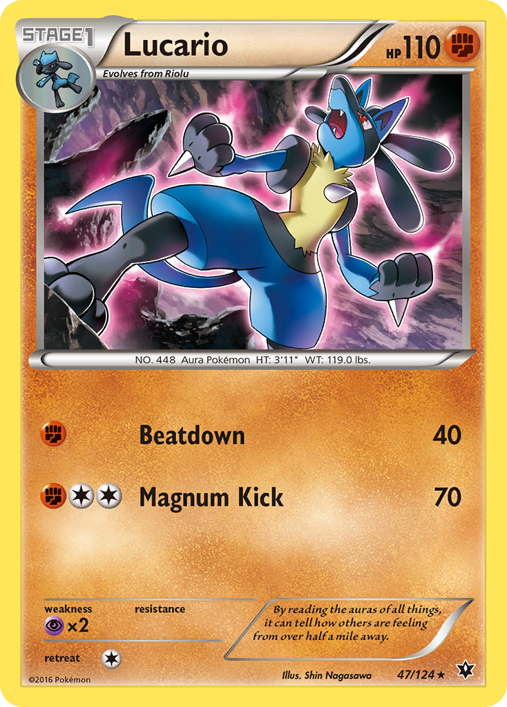 Lucario (47/124) [XY: Fates Collide] | Tabernacle Games