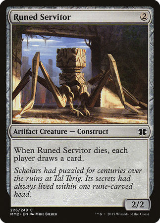 Runed Servitor [Modern Masters 2015] | Tabernacle Games