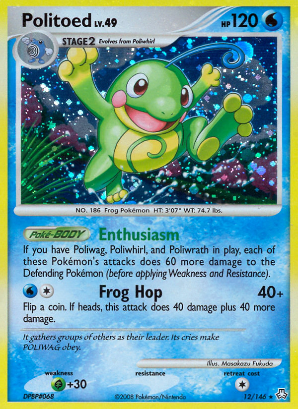 Politoed (12/146) [Diamond & Pearl: Legends Awakened] | Tabernacle Games