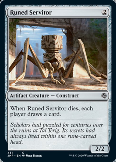 Runed Servitor [Jumpstart] | Tabernacle Games