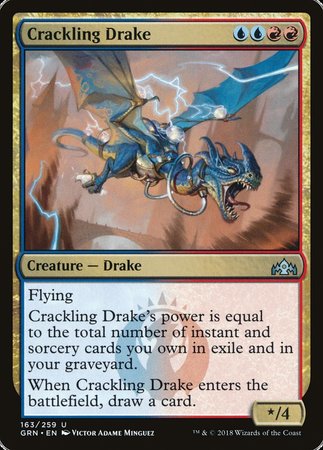 Crackling Drake [Guilds of Ravnica] | Tabernacle Games