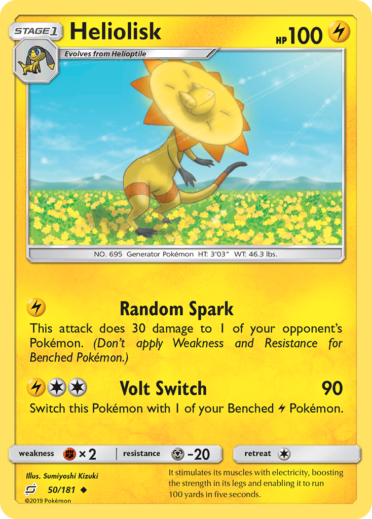 Heliolisk (50/181) [Sun & Moon: Team Up] | Tabernacle Games