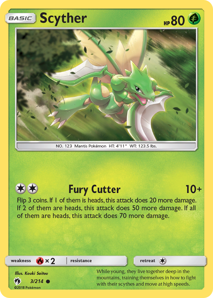 Scyther (3/214) [Sun & Moon: Lost Thunder] | Tabernacle Games