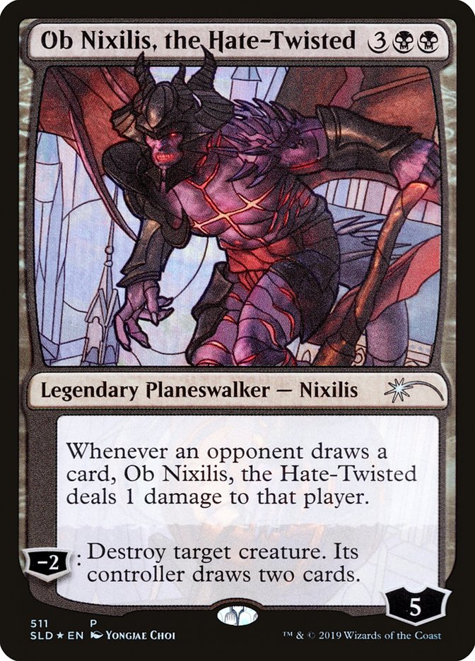 Ob Nixilis, the Hate-Twisted (Stained Glass) [Secret Lair Drop Promos] | Tabernacle Games
