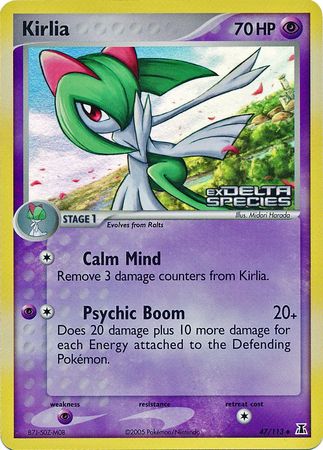 Kirlia (47/113) (Stamped) [EX: Delta Species] | Tabernacle Games