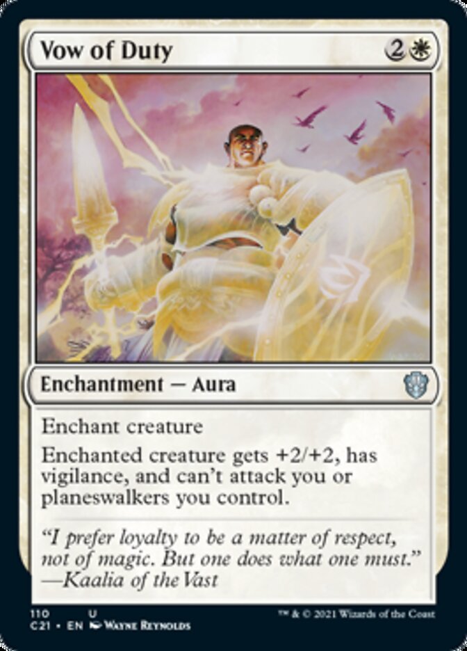 Vow of Duty [Commander 2021] | Tabernacle Games