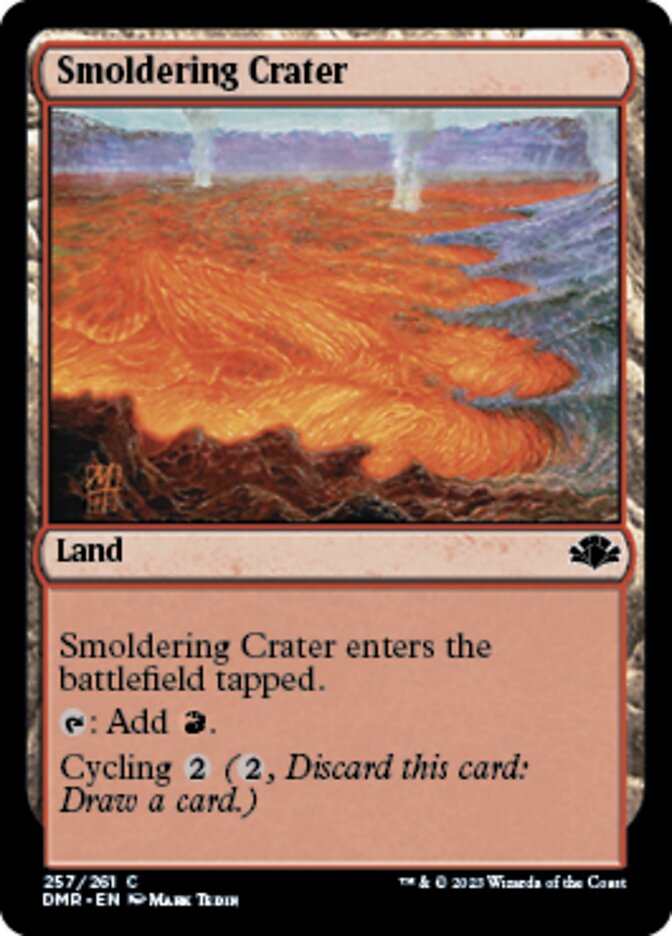Smoldering Crater [Dominaria Remastered] | Tabernacle Games