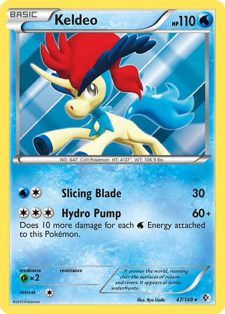 Keldeo (47/149) [Black & White: Boundaries Crossed] | Tabernacle Games