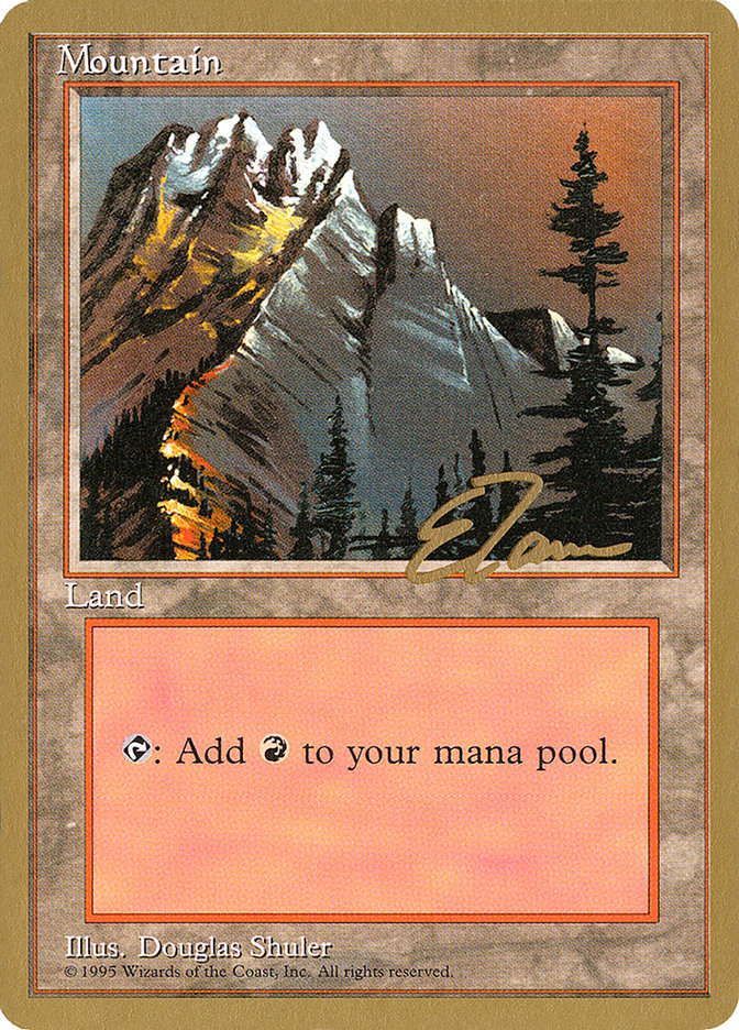 Mountain (et373) (Eric Tam) [Pro Tour Collector Set] | Tabernacle Games