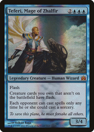 Teferi, Mage of Zhalfir [From the Vault: Legends] | Tabernacle Games