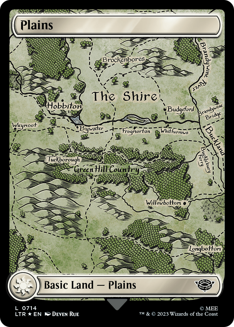 Plains (0714) (Surge Foil) [The Lord of the Rings: Tales of Middle-Earth] | Tabernacle Games