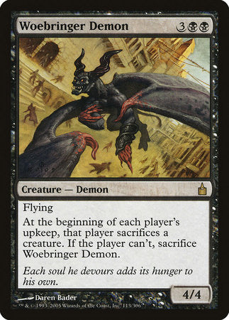 Woebringer Demon [Ravnica: City of Guilds] | Tabernacle Games