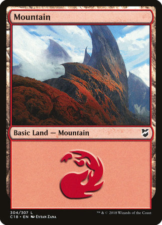 Mountain (304) [Commander 2018] | Tabernacle Games