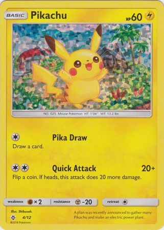 Pikachu (4/12) [McDonald's Promos: 2018 Collection] | Tabernacle Games