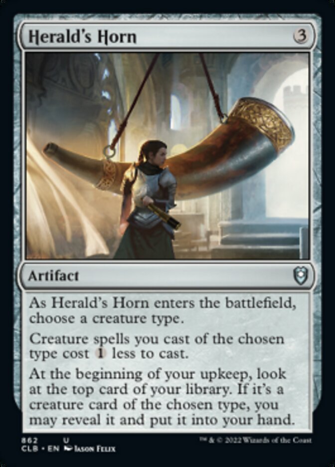 Herald's Horn [Commander Legends: Battle for Baldur's Gate] | Tabernacle Games