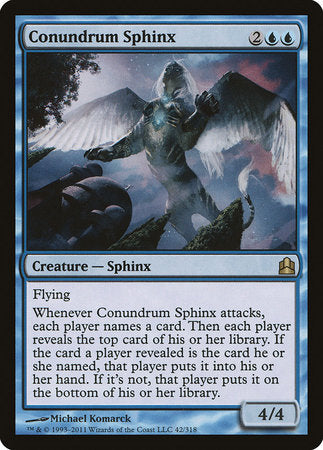 Conundrum Sphinx [Commander 2011] | Tabernacle Games