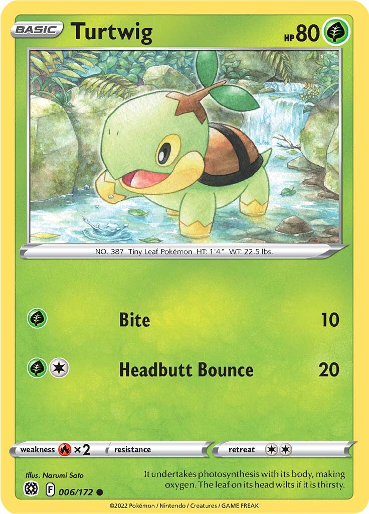 Turtwig (006/172) [Sword & Shield: Brilliant Stars] | Tabernacle Games