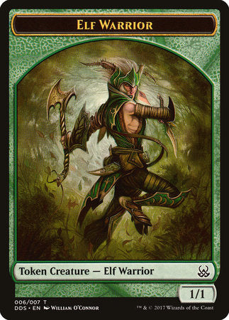 Elf Warrior Token [Duel Decks: Mind vs. Might Tokens] | Tabernacle Games