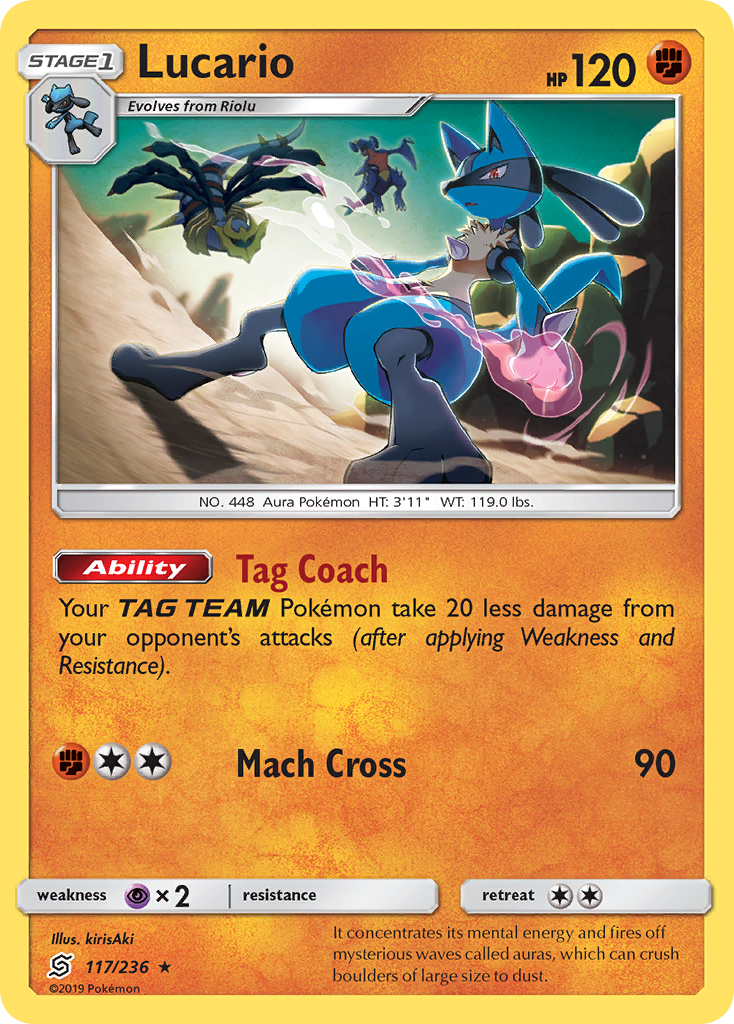 Lucario (117/236) [Sun & Moon: Unified Minds] | Tabernacle Games