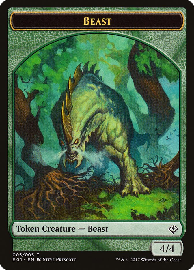Beast (005/005) [Archenemy: Nicol Bolas Tokens] | Tabernacle Games