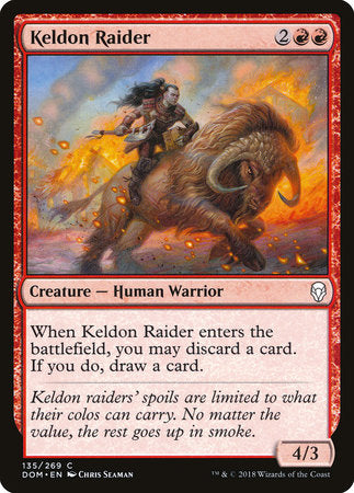 Keldon Raider [Dominaria] | Tabernacle Games