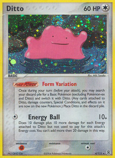 Ditto (4/112) [EX: FireRed & LeafGreen] | Tabernacle Games