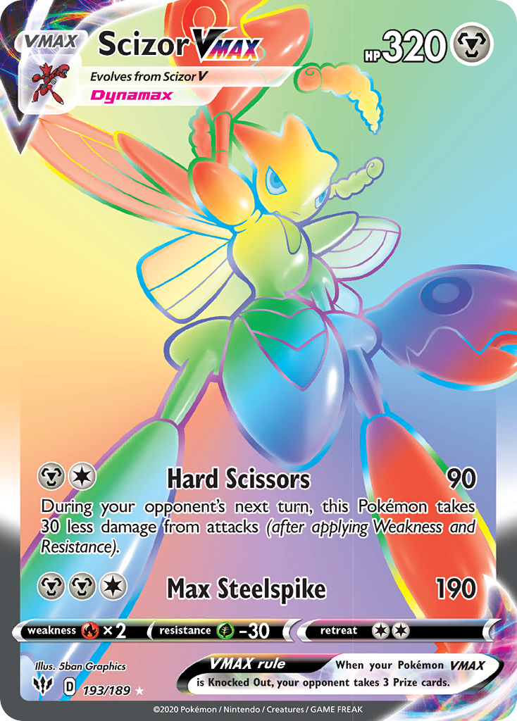 Scizor VMAX (193/189) [Sword & Shield: Darkness Ablaze] | Tabernacle Games