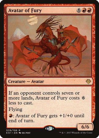 Avatar of Fury [Archenemy: Nicol Bolas] | Tabernacle Games