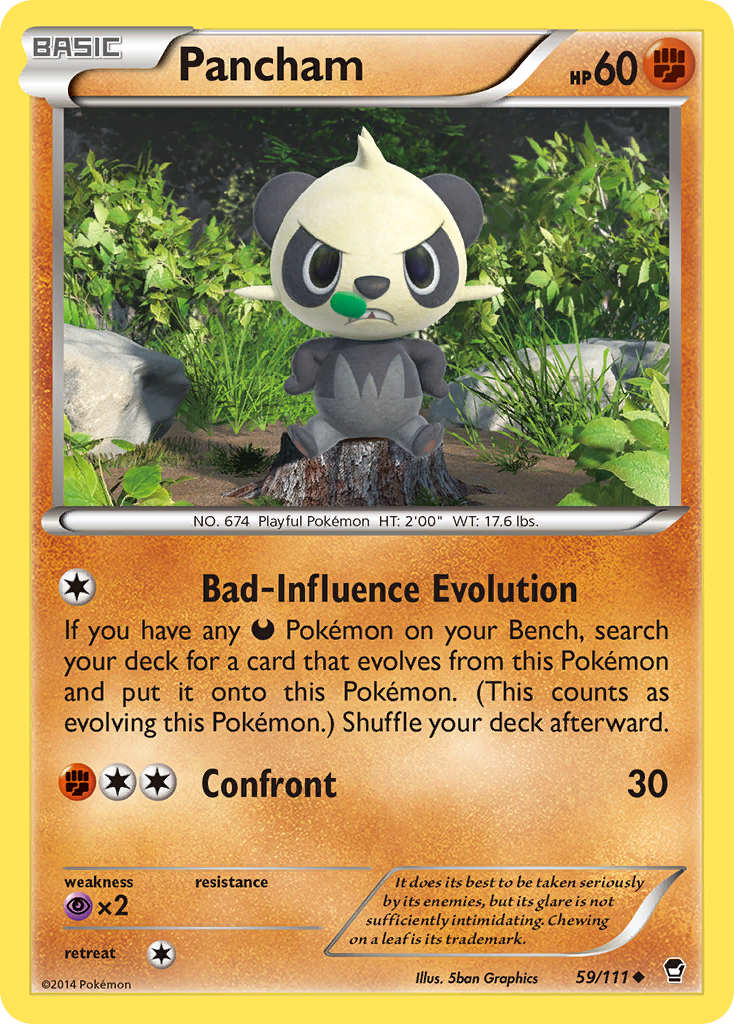 Pancham (59/111) [XY: Furious Fists] | Tabernacle Games