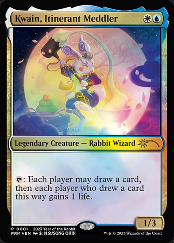 Kwain, Itinerant Meddler [Year of the Rabbit 2023] | Tabernacle Games