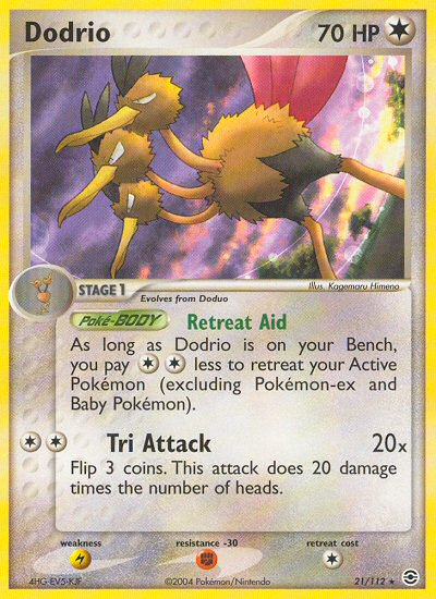 Dodrio (21/112) [EX: FireRed & LeafGreen] | Tabernacle Games