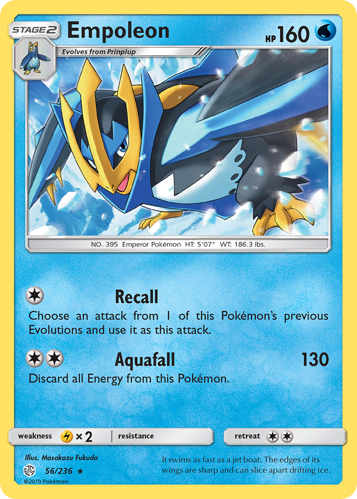 Empoleon (56/236) [Sun & Moon: Cosmic Eclipse] | Tabernacle Games