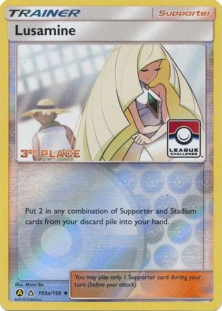 Lusamine (153a/156) (League Challenge Alt Art 3rd Place) [Sun & Moon: Ultra Prism] | Tabernacle Games