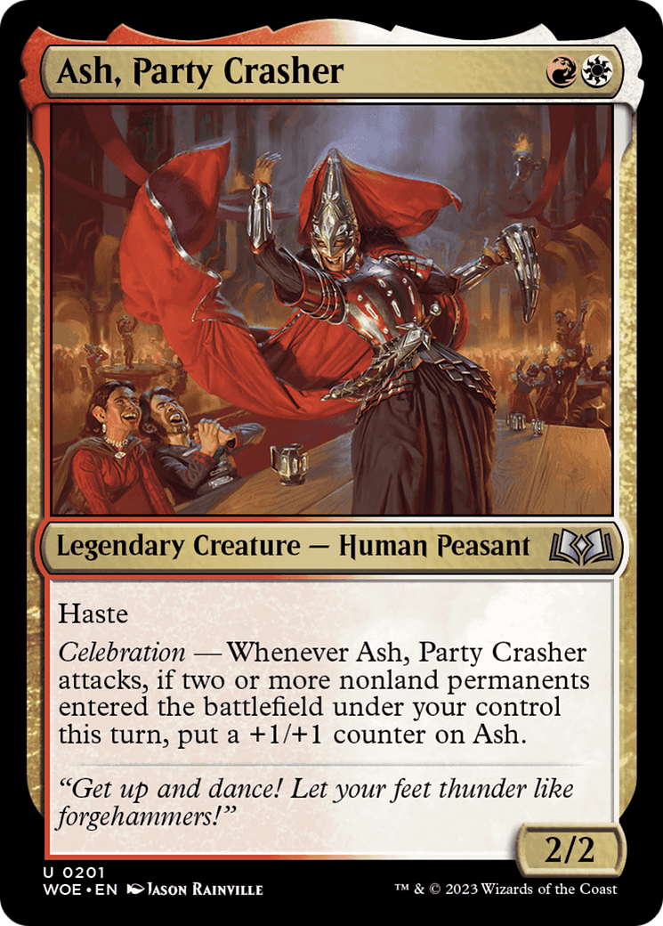 Ash, Party Crasher [Wilds of Eldraine] | Tabernacle Games
