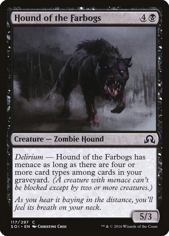 Hound of the Farbogs [Shadows over Innistrad] | Tabernacle Games