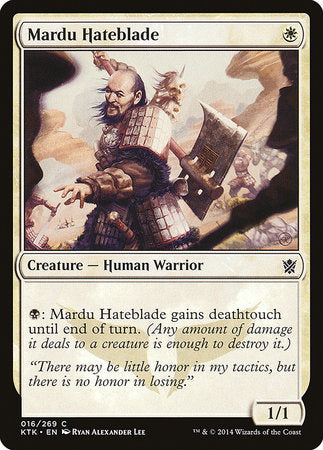 Mardu Hateblade [Khans of Tarkir] | Tabernacle Games