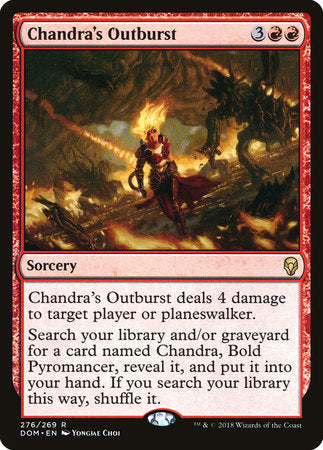 Chandra's Outburst [Dominaria] | Tabernacle Games