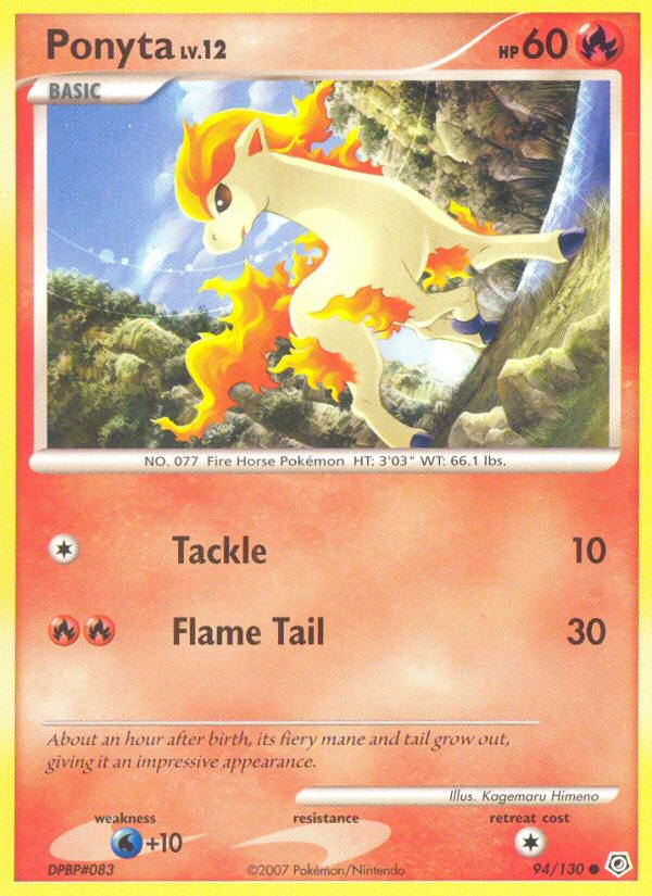 Ponyta (94/130) [Diamond & Pearl: Base Set] | Tabernacle Games