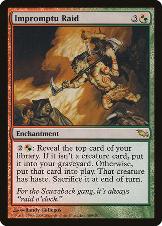 Impromptu Raid [Shadowmoor] | Tabernacle Games