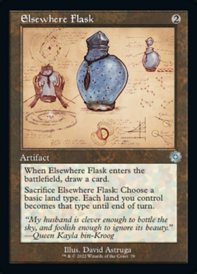 Elsewhere Flask (Retro Schematic) [The Brothers' War Retro Artifacts] | Tabernacle Games