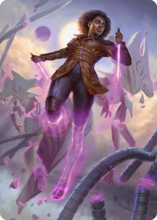 Kaya, Intangible Slayer Art Card [Phyrexia: All Will Be One Art Series] | Tabernacle Games