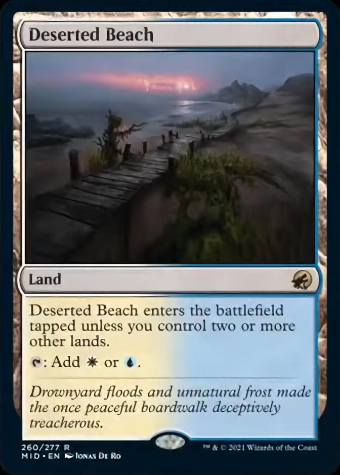 Deserted Beach [Innistrad: Midnight Hunt] | Tabernacle Games
