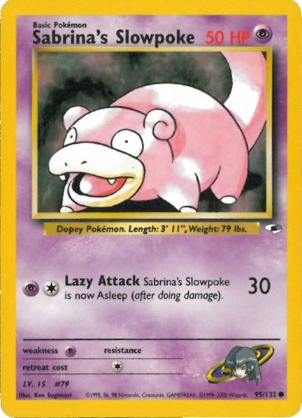 Sabrina's Slowpoke (95/132) [Gym Heroes Unlimited] | Tabernacle Games