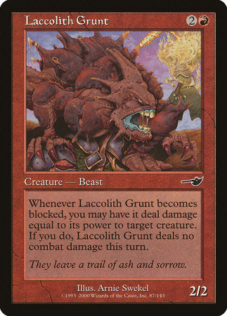 Laccolith Grunt [Nemesis] | Tabernacle Games