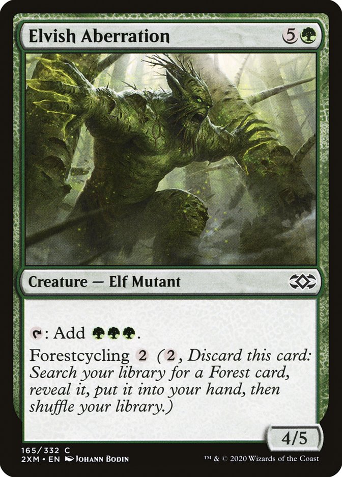 Elvish Aberration [Double Masters] | Tabernacle Games