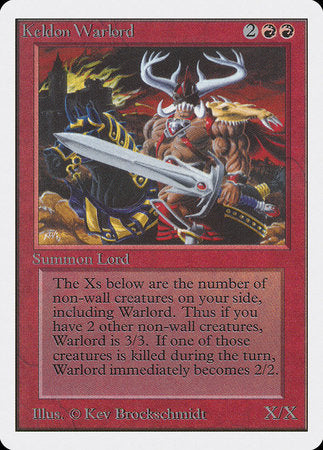 Keldon Warlord [Unlimited Edition] | Tabernacle Games