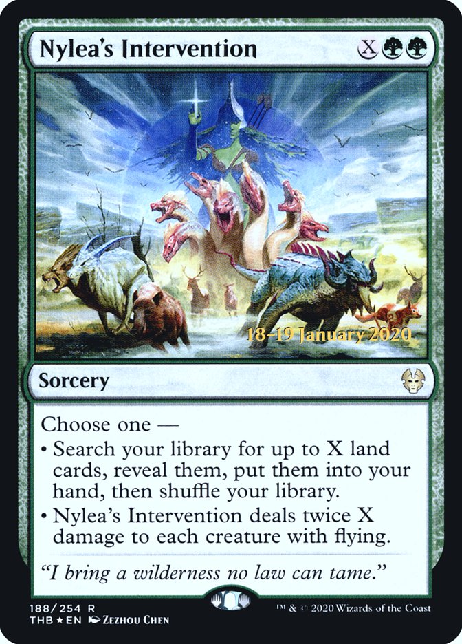 Nylea's Intervention [Theros Beyond Death Prerelease Promos] | Tabernacle Games